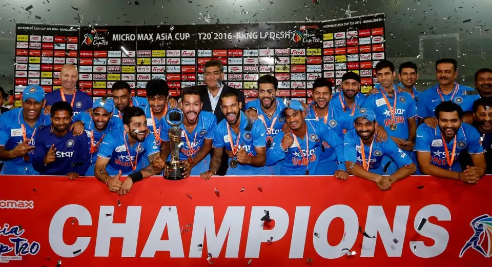 India during the Asia Cup 2018 edition.
