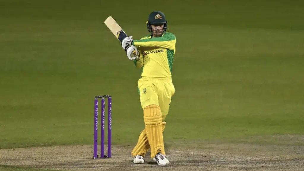 Alex Carey scored 106 runs off 114 balls.