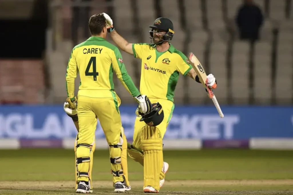 Glenn Maxwell scored 108 runs off 90 balls.