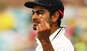 Virat Kohli could not hold his reactions against the Australian crowd.