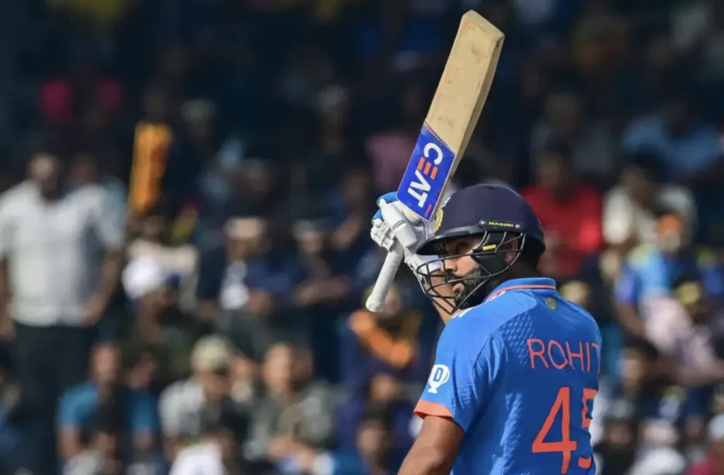 Rohit Sharma made 53 runs off 48 balls in the match.