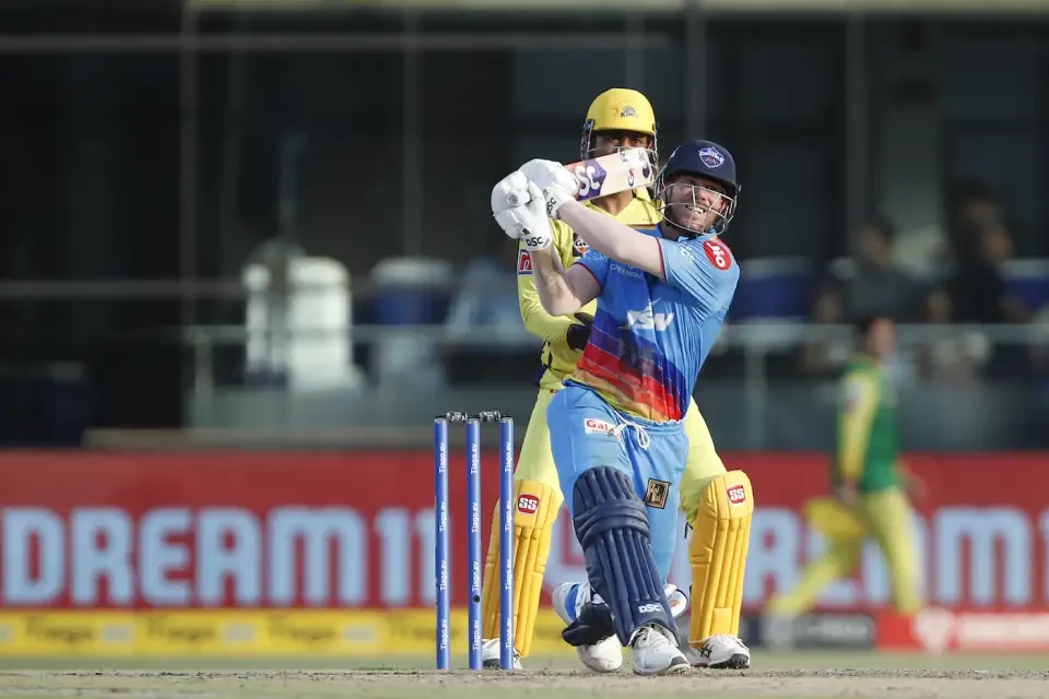 David Warner dominates the bowling lineup of CSK.