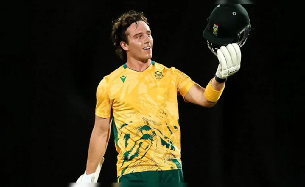 Dewald Brevis made his name in international cricket.