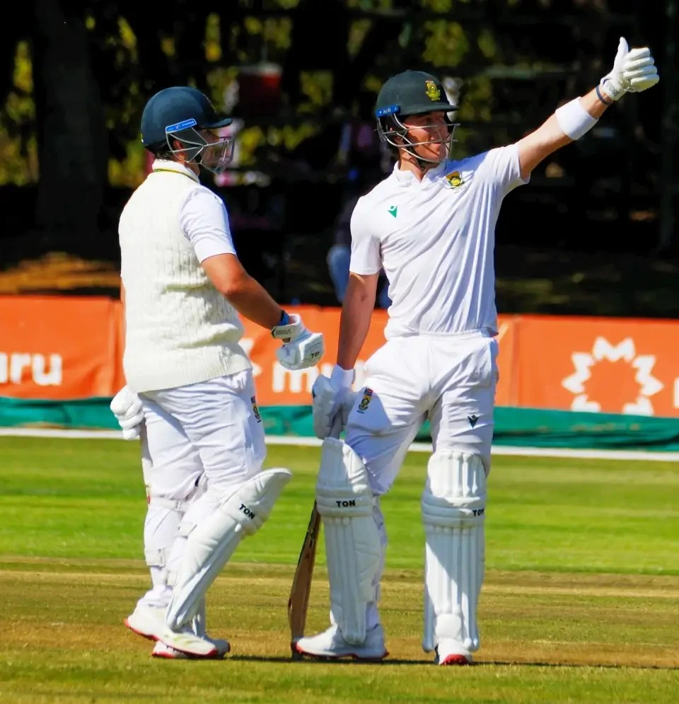 Dewald Brevis scored 30 runs off 35 balls with 4 fours.