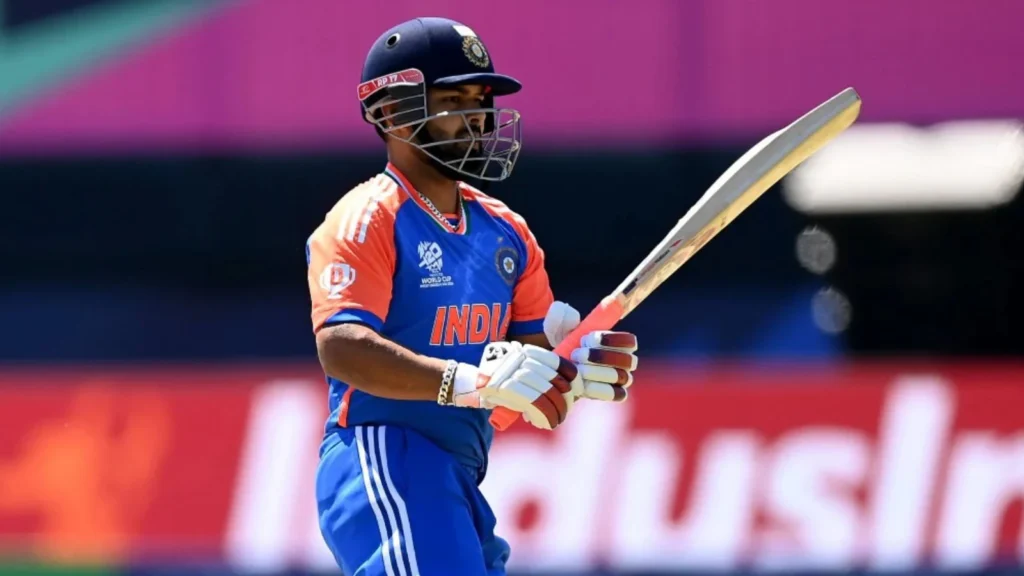 Rishabh Pant is during the Test series against England.