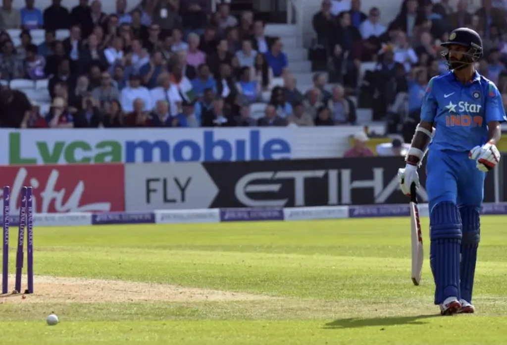 Shikhar Dhawan made 31 runs off 44 balls.