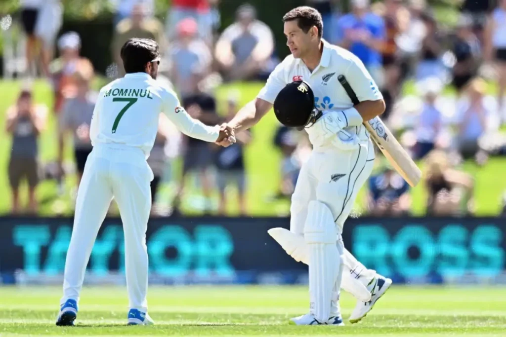 Ross Taylor in his last International Test match.