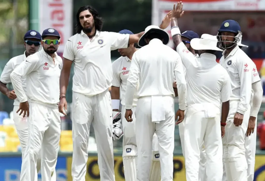 Ishant Sharma picked 5 wickets in the first innings).