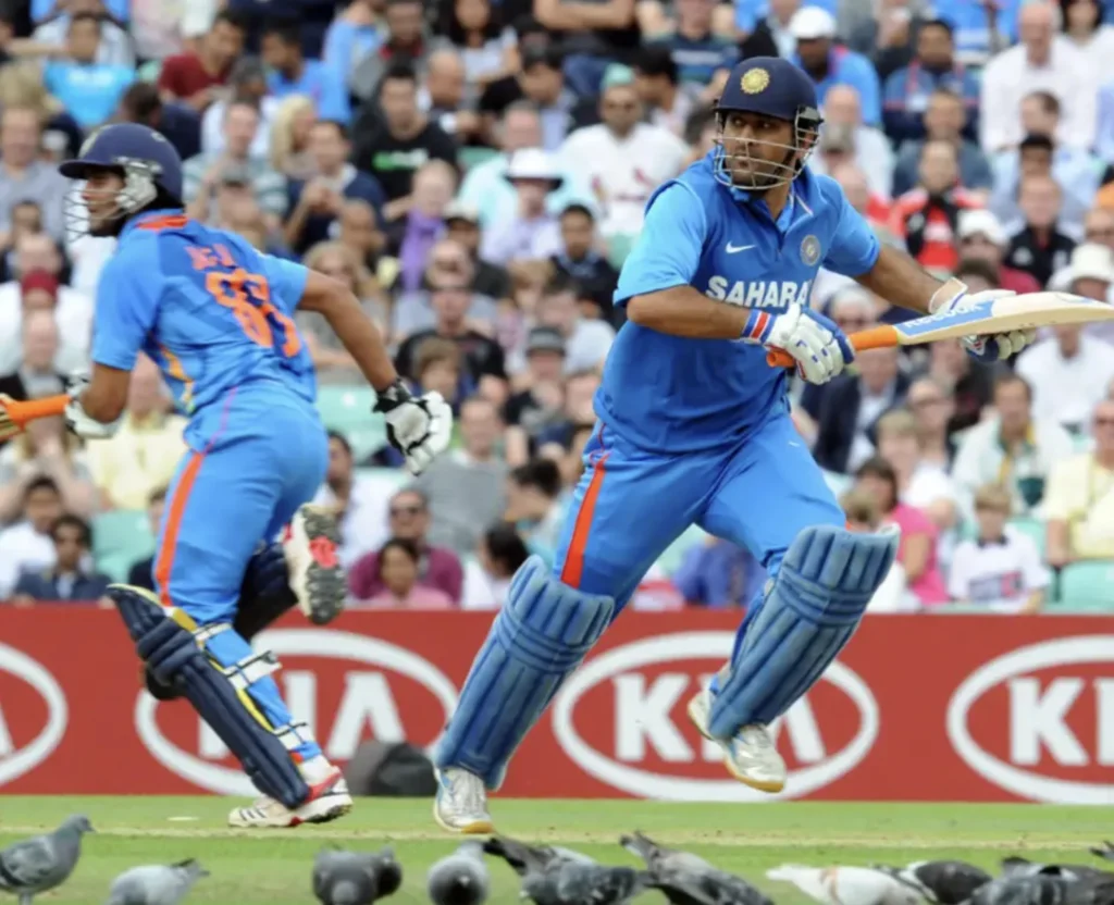 MS Dhoni scored 69 runs off 103 balls in the match.