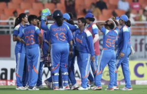 Smriti Mandhana's brilliant century led India to a 102-run win.