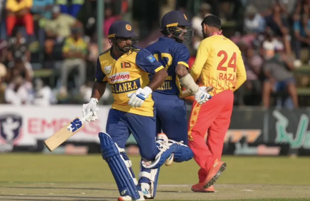Sri Lanka beat Zimbabwe by 8 wickets in T20I.