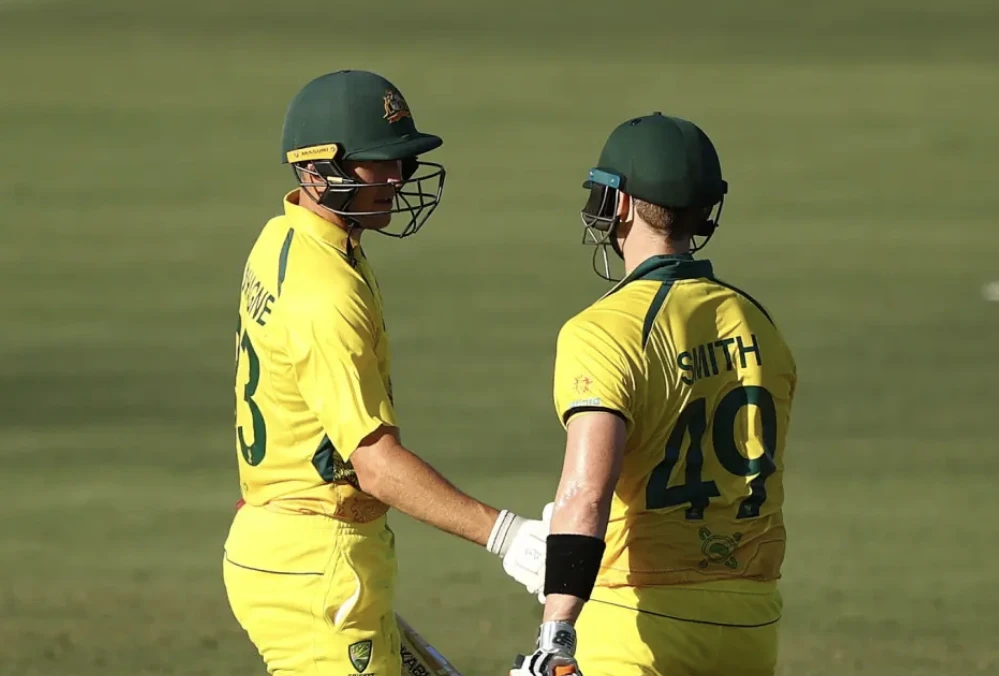 Steven Smith and Marnus Labuschagne made a 118-run partnership.