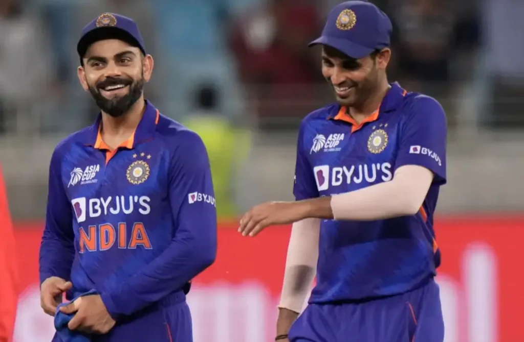 Bhuvneshwar Kumar picked 5 wickets in the match.