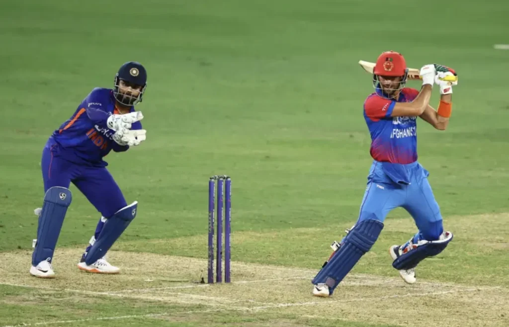 Ibrahim Zadran made 64 runs off 59 balls.