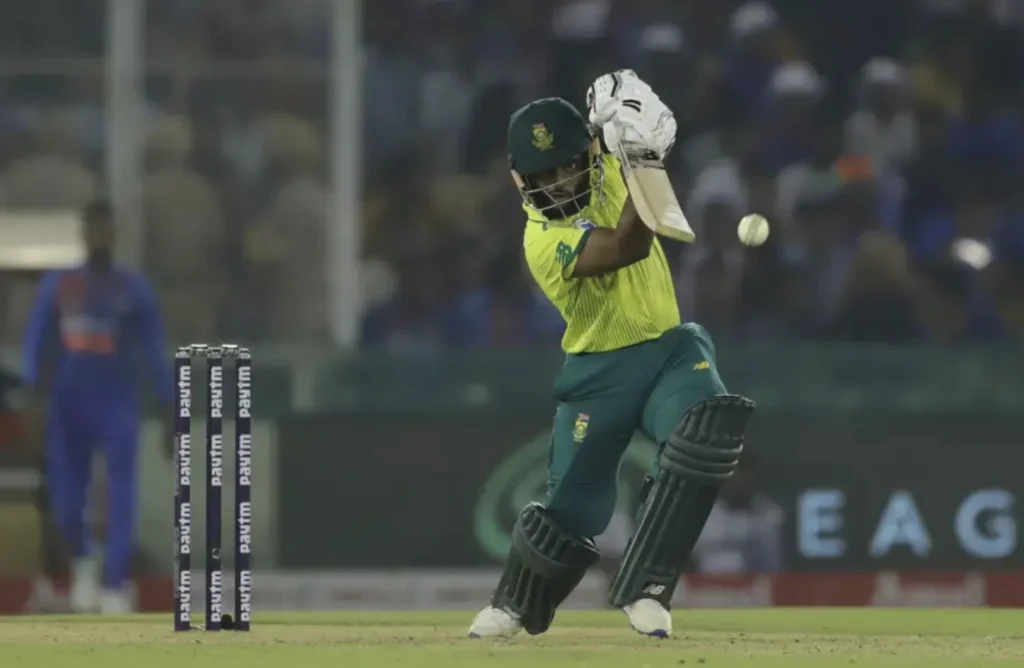 Temba Bavuma scored 49 runs off 43 balls.