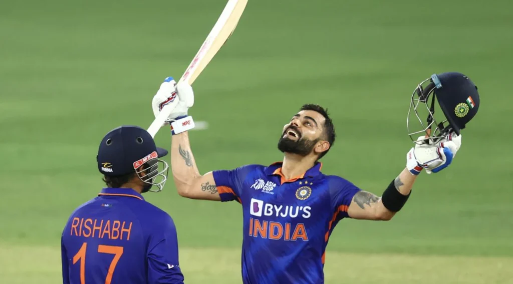 Virat Kohli scored his 71st International Century.