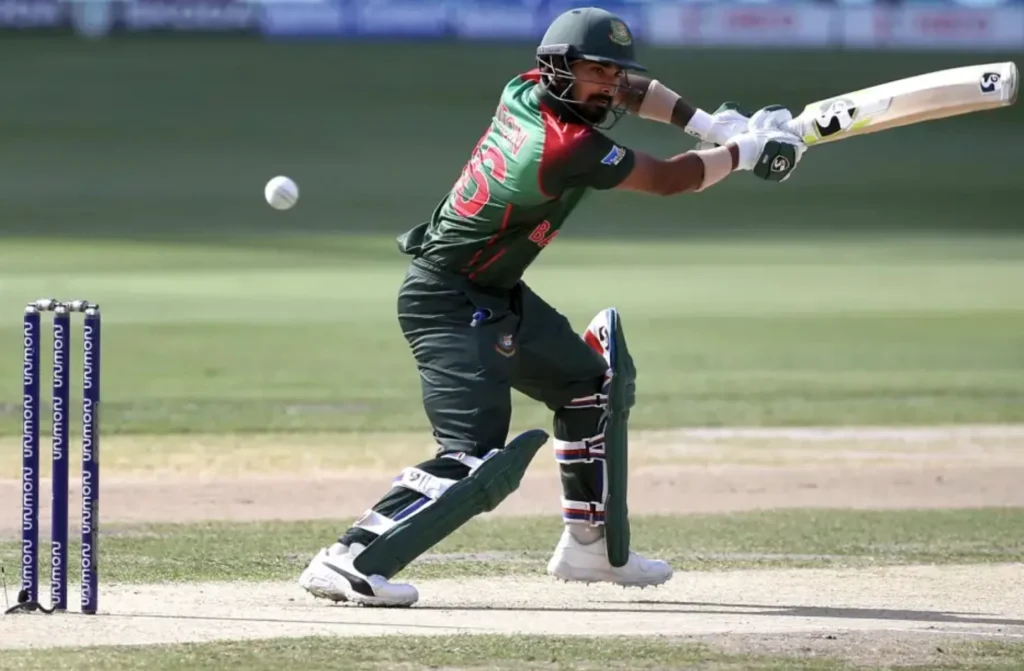 Litton Das scored 121 runs off 117 balls in the match.
