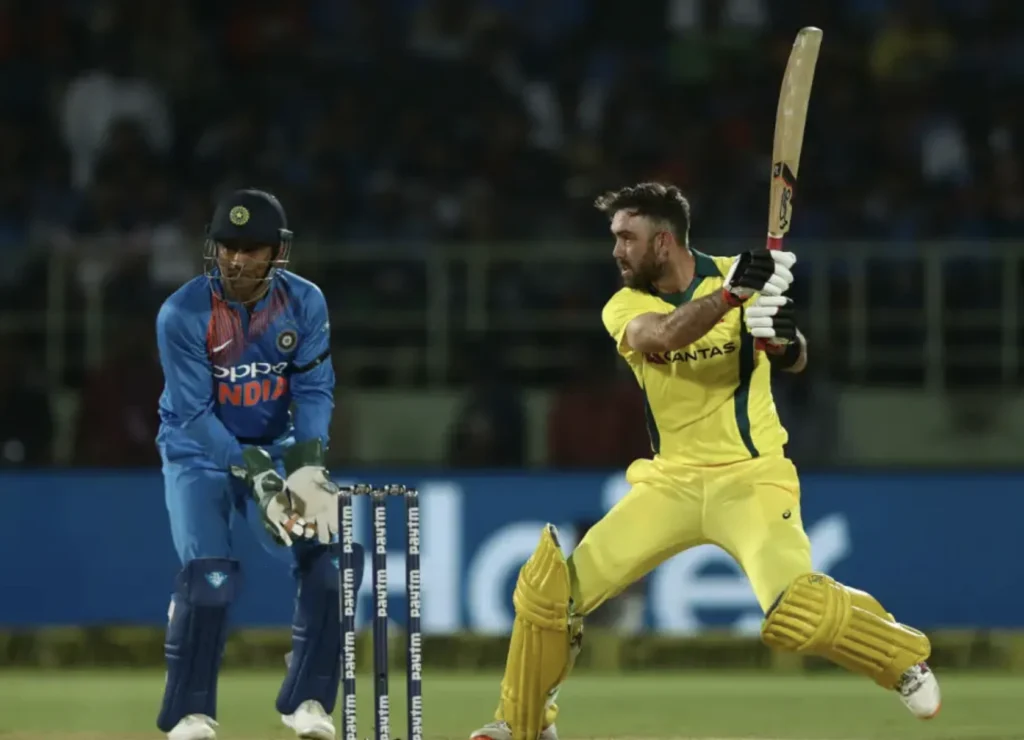 Glenn Maxwell scored 56 runs off 43 balls in the match.