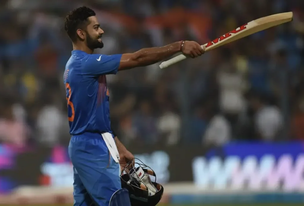 Virat Kohli scored 55 runs off 37 balls in the match.