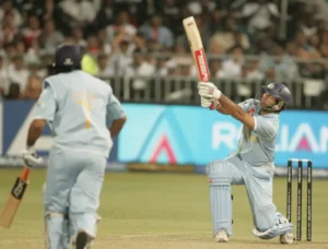 Yuvraj Singh smashed six sixes in an Over.