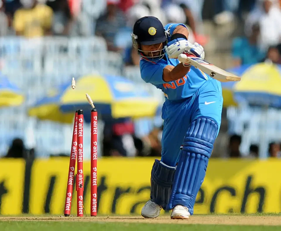 Virat Kohli was dismissed for a duck in the match.