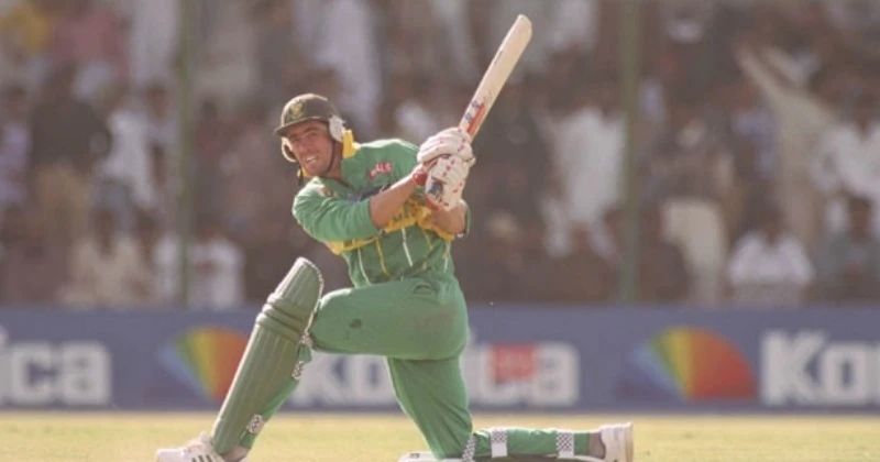 Hansie Cronje in the 1996 World Cup.