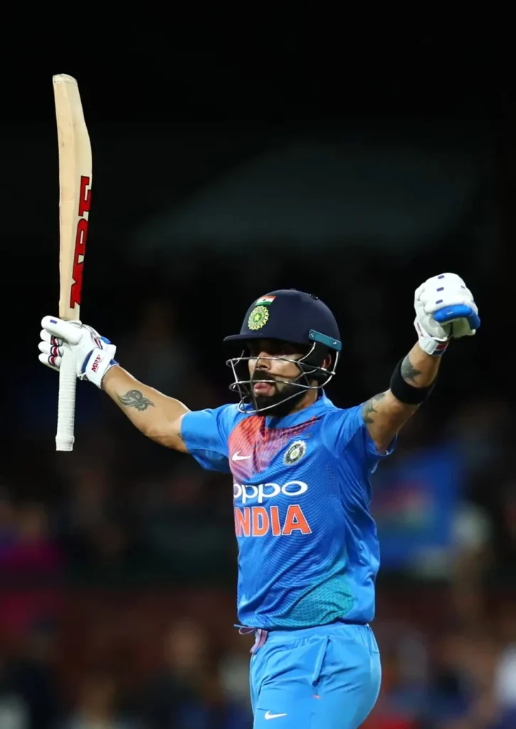 Kohli’s unbeaten knock helps India win the game.