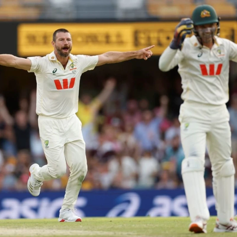 Michael Neser took a fifer during the second Ashes Test 2025-26.