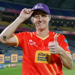 Sophie Devine at the 14th match of the WPL 2026.