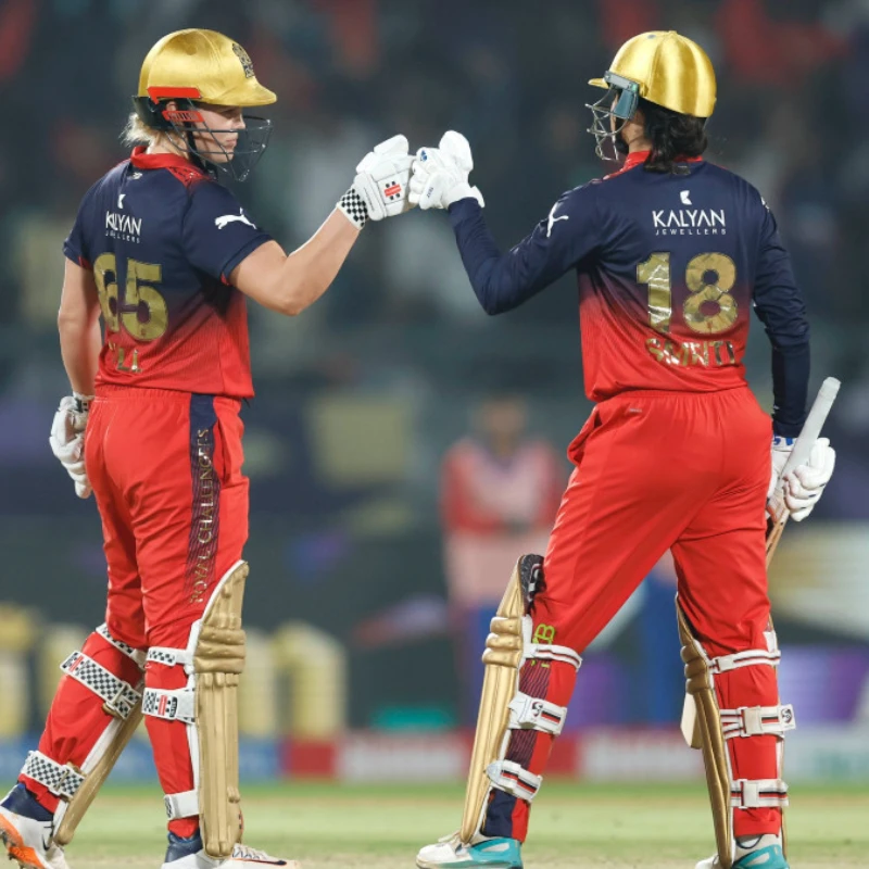 Georgia Voll and Smriti Mandhana put up the highest 165-run stand.