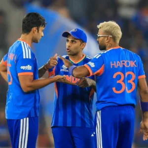 India beat Zimbabwe.