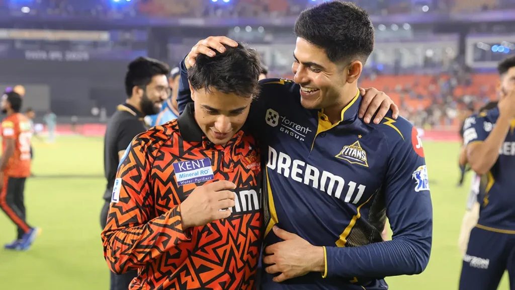 Social media reacts as Shubman Gill heated exchange with Abhishek Sharma ends with bowler winning the battle.