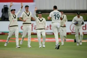 Internet trends worldwide after Scott Boland delivers back to back wickets on damp St Georges Park deck.